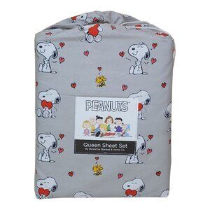 Peanuts Snoopy Queen Sheet Set By Berkshire Hearts Valentines Anniversary